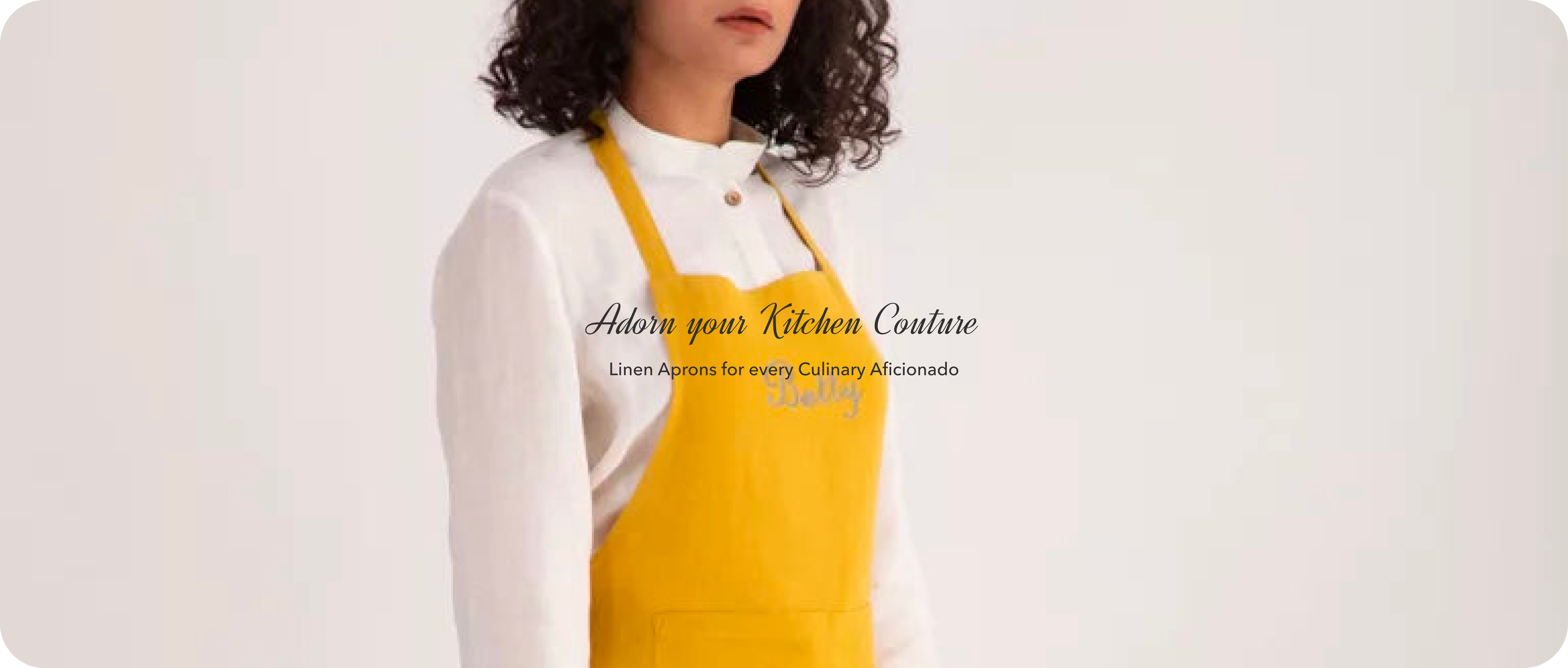 100% Pure and Best Linen Apron With Pockets